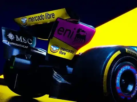 Los nuevos colores de Alpine promocionados pro Franco y Ney.Foto:Alpine