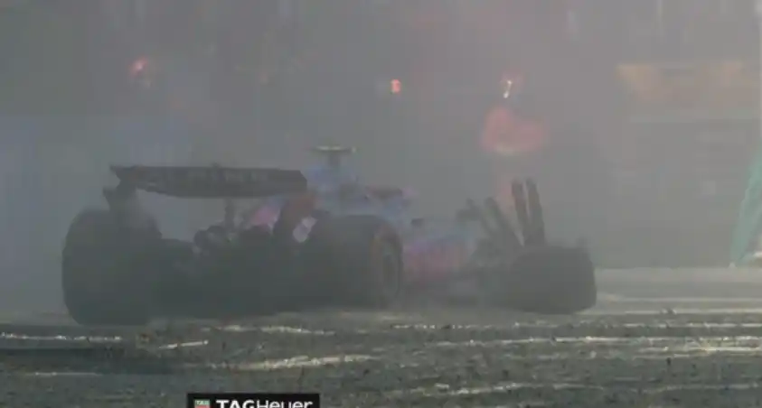 Accidente de Franco Colapinto en Imola (video)