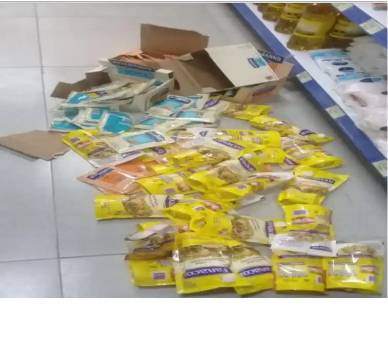 Decomisos de alimentos en operativos de Bromatología 
