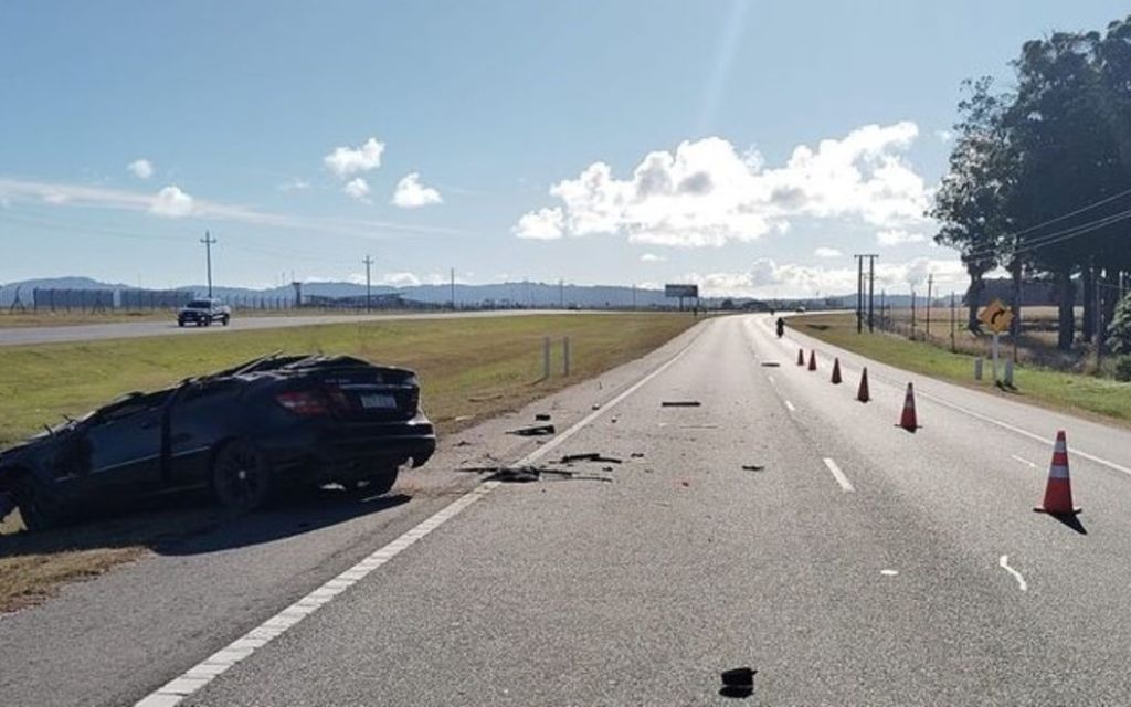 Un joven argentino grave por un choque una ruta de Punta del Este.