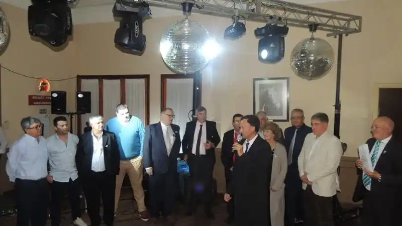 El presidente del JCG, Víctor Cúneo, hizo uso de la palabra.