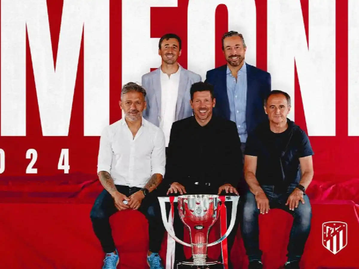 Simeone extendió su contrato con Atlético de Madrid