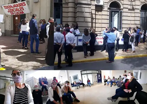 AJER realizó la última protesta del mes y evaluará la continuidad del plan de lucha