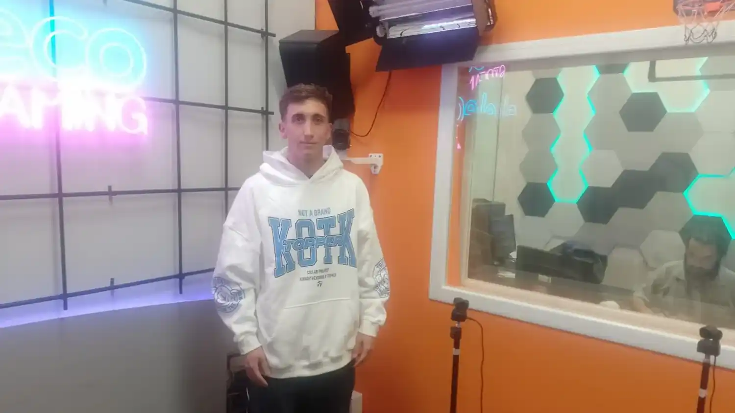 Marchiori, de visita en Último Bondi.