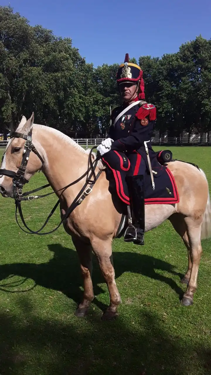 La marcha ecuestre “Sargento Juan Bautista Cabral” está llegando a Diamante