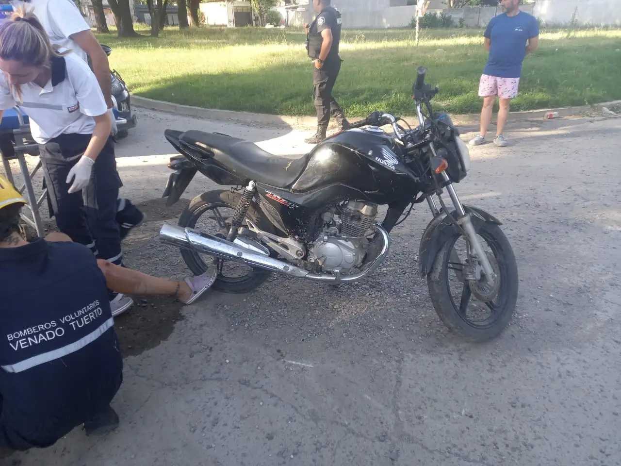 moto accidente