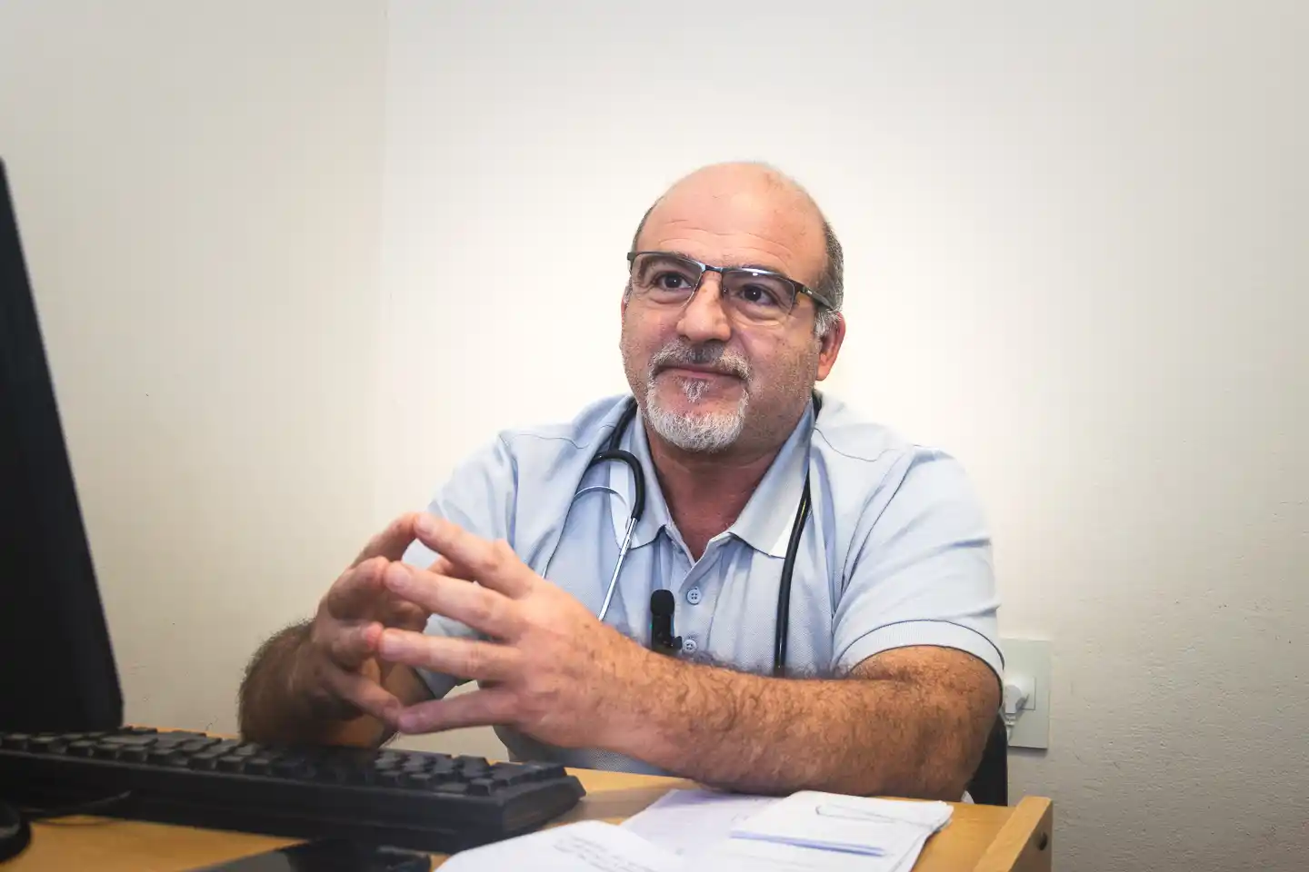 Gabriel Guerra recordó el trabajo que hicieron en pandemia desde la Secretaria de Salud 
FOTO / NAHUEL LA GRUTTA