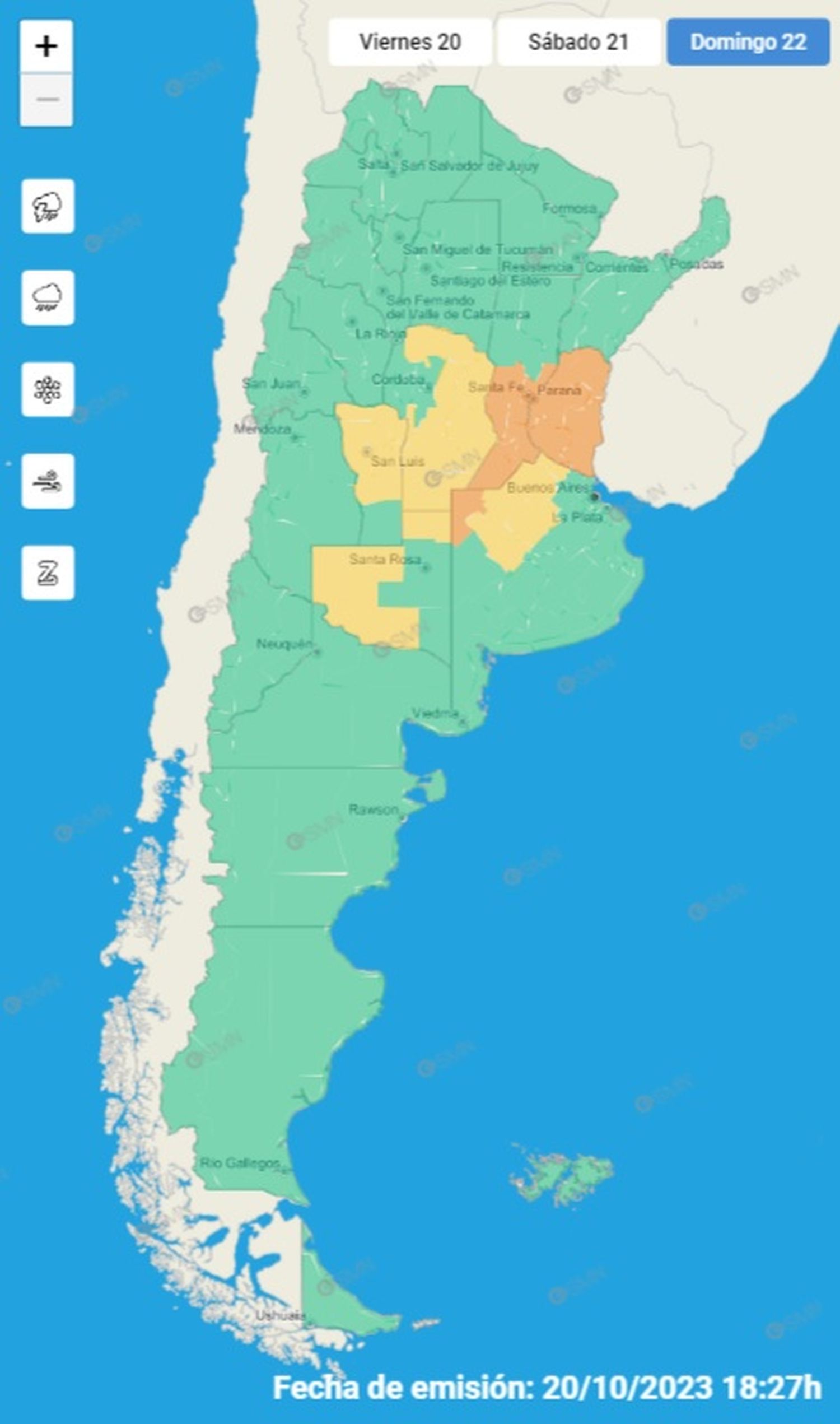 SMN Mapa