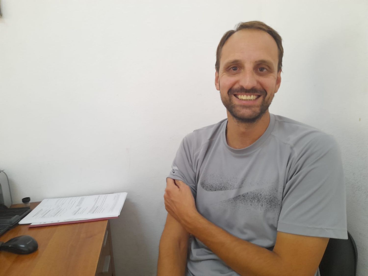 El profesor Gonzalo Jacob está a cargo de la Dirección de Deportes Municipal y con muchas expectativas en lo que será su gestión.