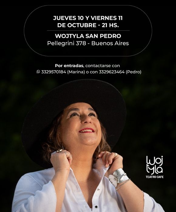 Yamila Cafrune prepara su presentación en la casona Wojtyla