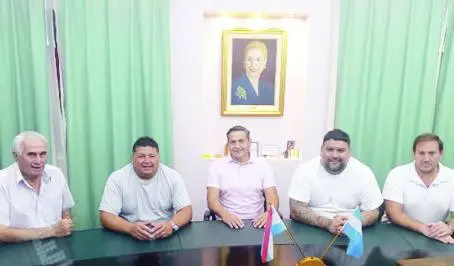 Gastón Frutos, titular de Federación Argentina y Unión del Personal de Panaderías y Afines visitó el Sindicato de Panaderos