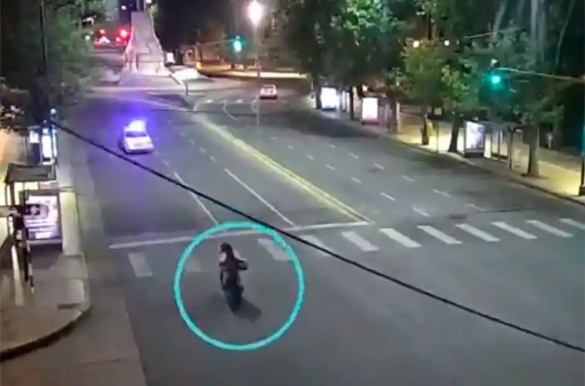 Gran persecución en pleno centro de Mar del Plata