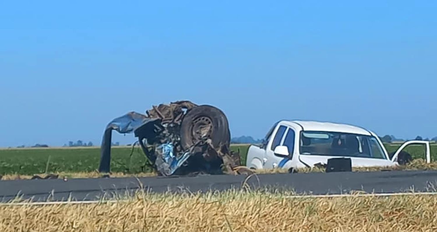 Terrible accidente con un fallecido en ruta 8