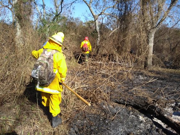 El humo no cesa: suman personal para combatir el fuego en las islas