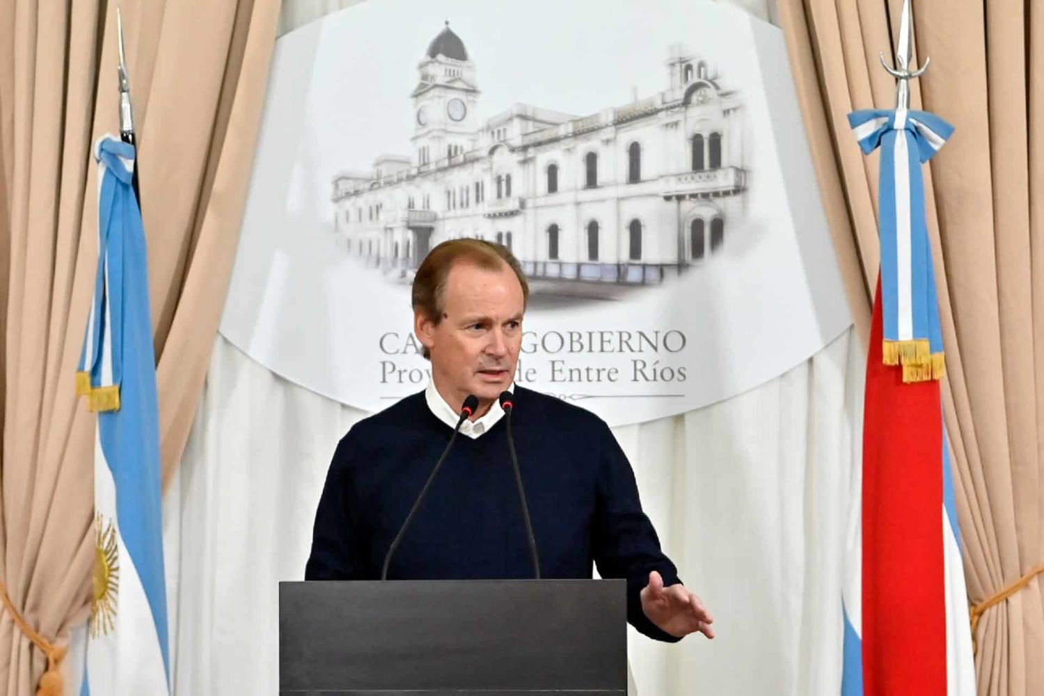 Bordet confirmó acuerdos con Nación para la presencia de las Fuerzas Armadas en las islas del Delta