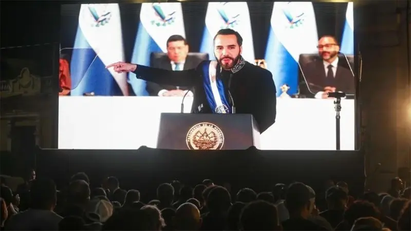 Bukele, actual mandatario de El Salvador.