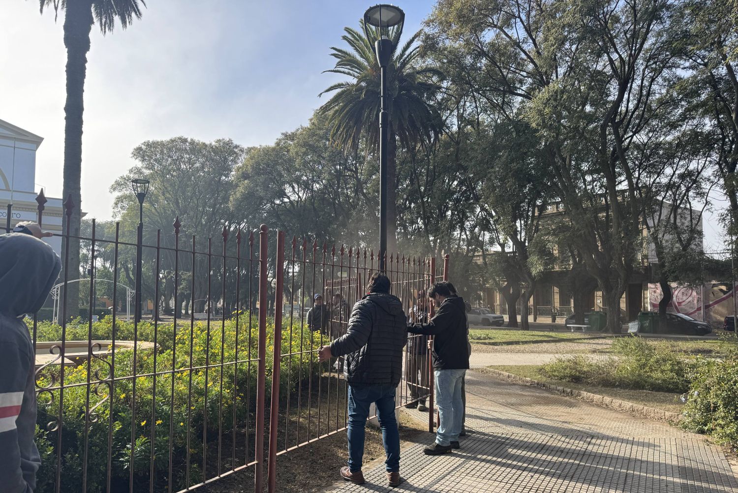 vallado plaza constitución fuente brañas