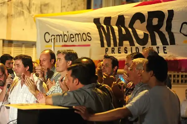 Piaggio se hizo presente en el festejo de Cambiemos y Melchiori celebró el gesto  