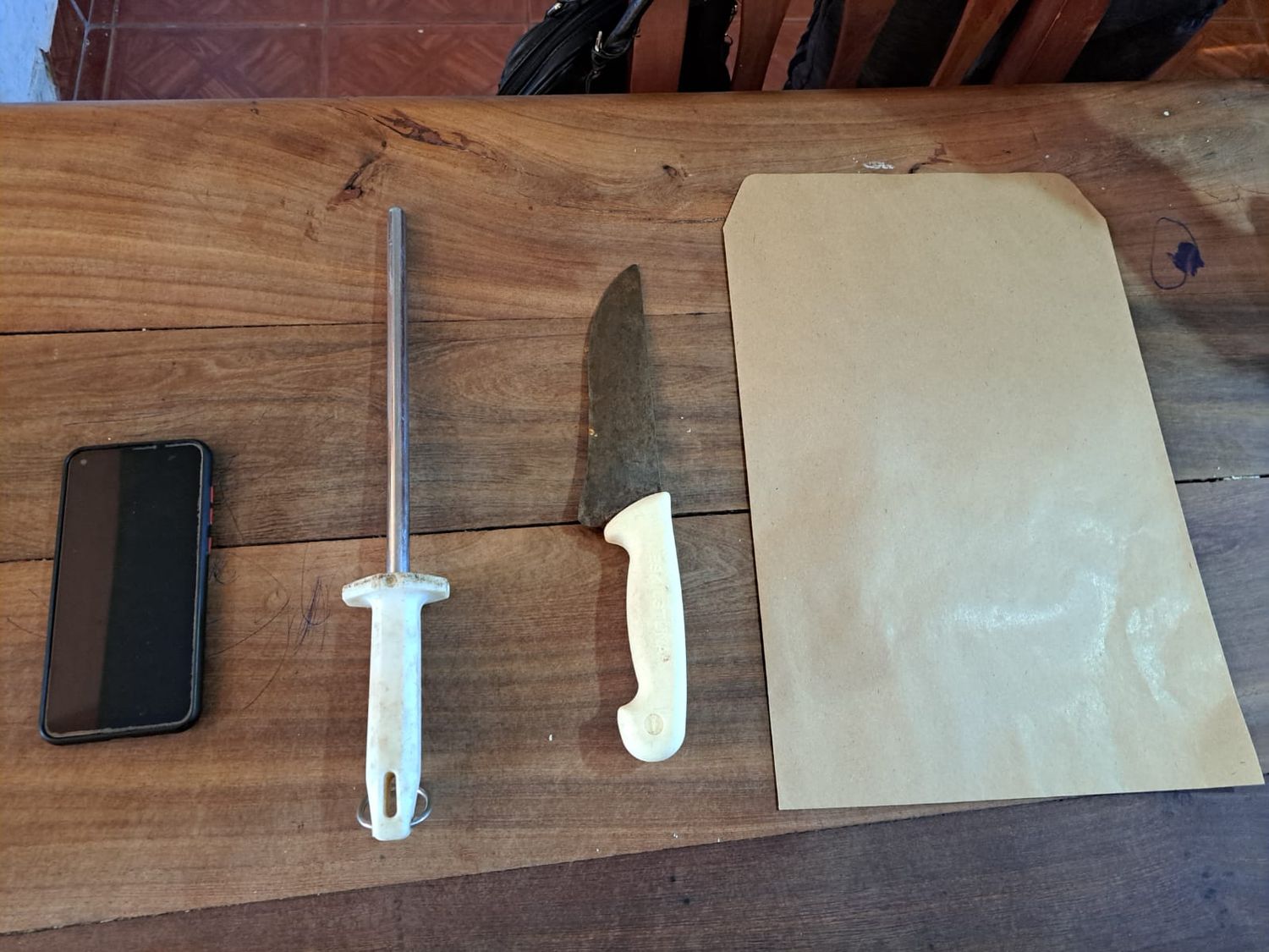 Cuchillo y chaira