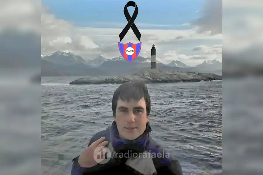 Lunes trágico: un Club de la región despidió a un jugador que perdió la vida en un siniestro