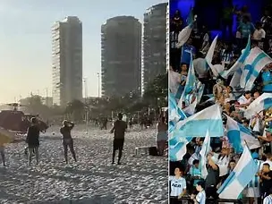 El ataque ocurrió en la zona de Barra de Tijuca y los dos heridos fueron trasladados a un hospital.