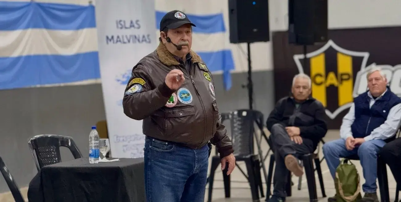 El veterano de Malvinas Owen Crippa conmovió a Pilar en su sesquicentenario