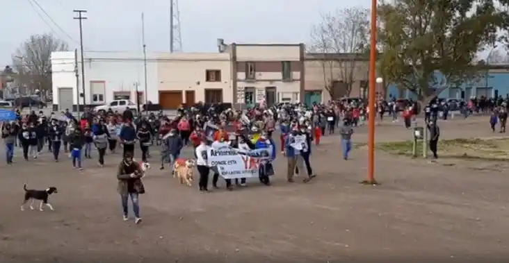 Villarino: Marcha a tres meses de la desaparición de Facundo Astudillo Castro
