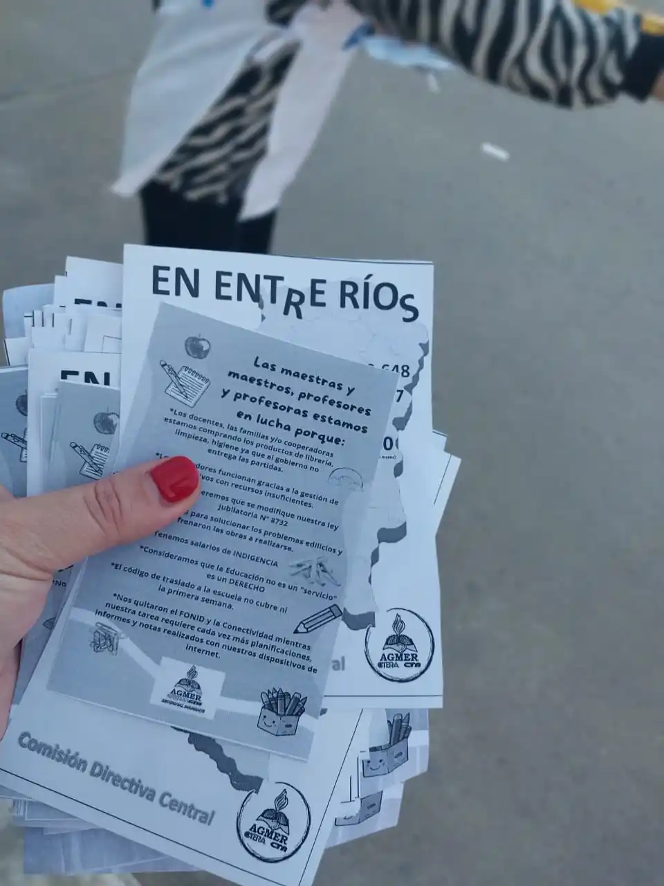 AGMER convoca a acciones en toda la provincia para el 5 de septiembre