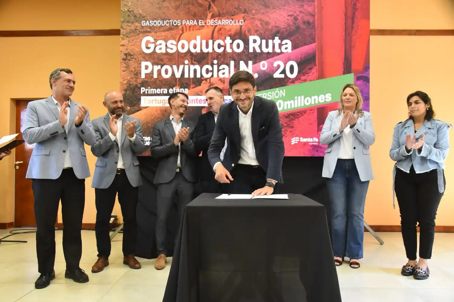 Se pone en marcha el gasoducto Ruta Provincial 20.