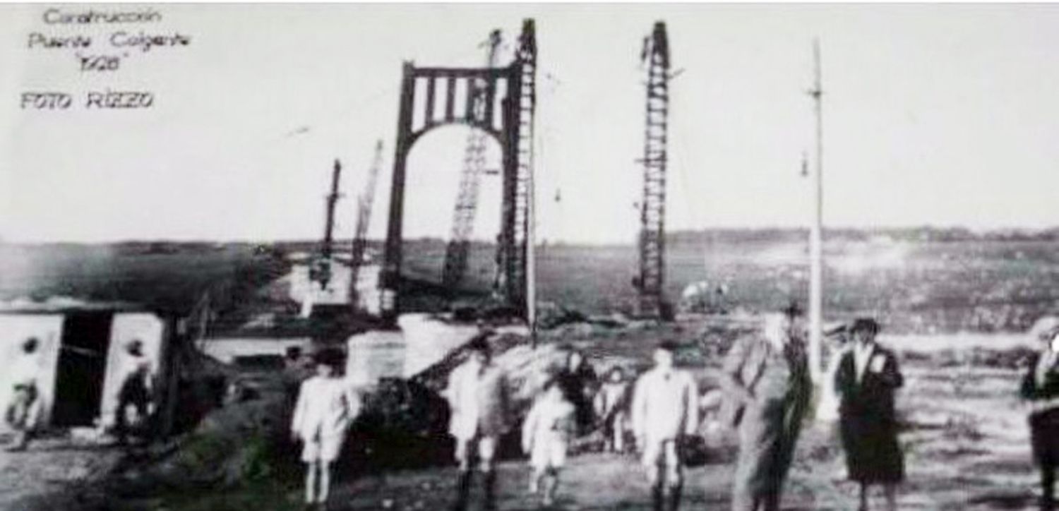 El Colgante. En tiempos de construcción