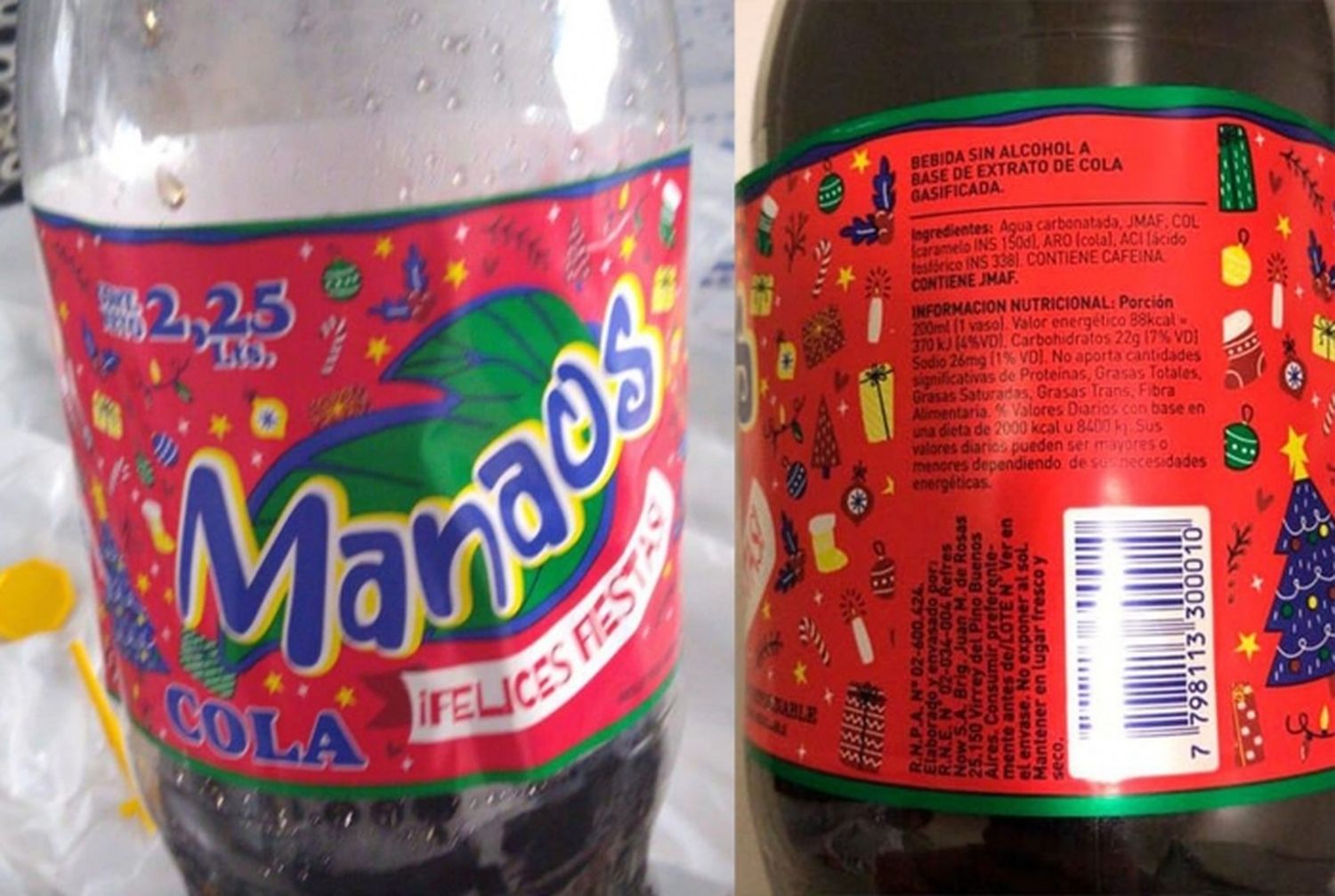 Ordenan retiro de más lotes de gaseosa Manaos por su sabor y los síntomas que genera