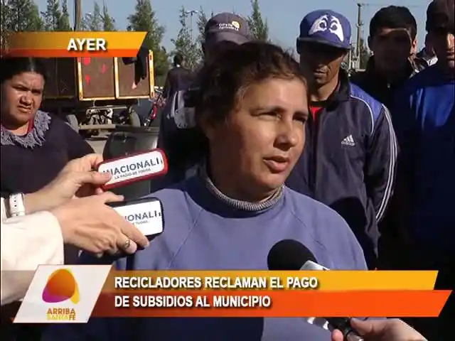 Recicladores reclaman el pago de subsidios al Municipio
