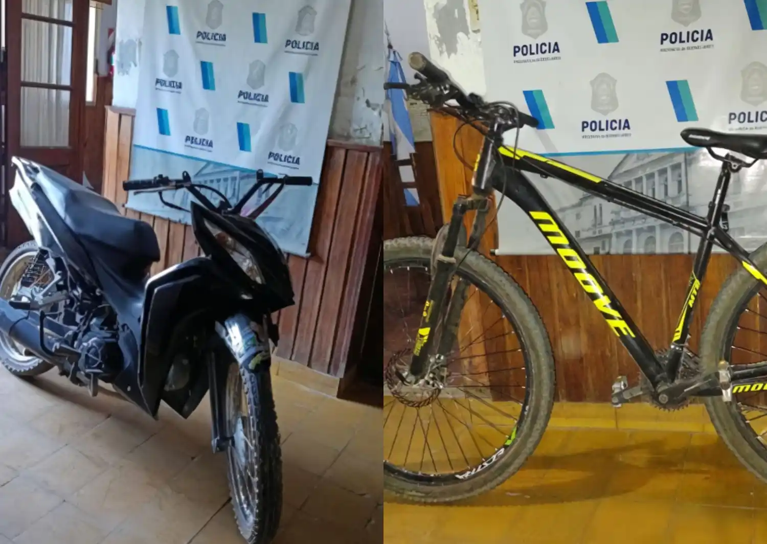 Ambos vehículos tenían pedido de secuestro activo.