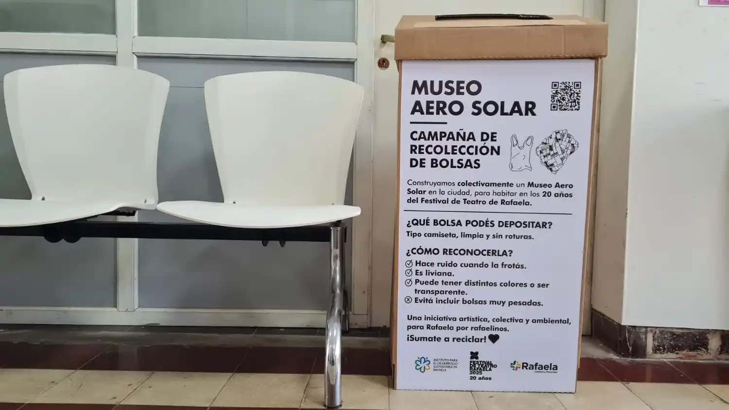 Ya está en marcha en distintos puntos de la ciudad la recolección de bolsitas para el Museo Aéreo Solar