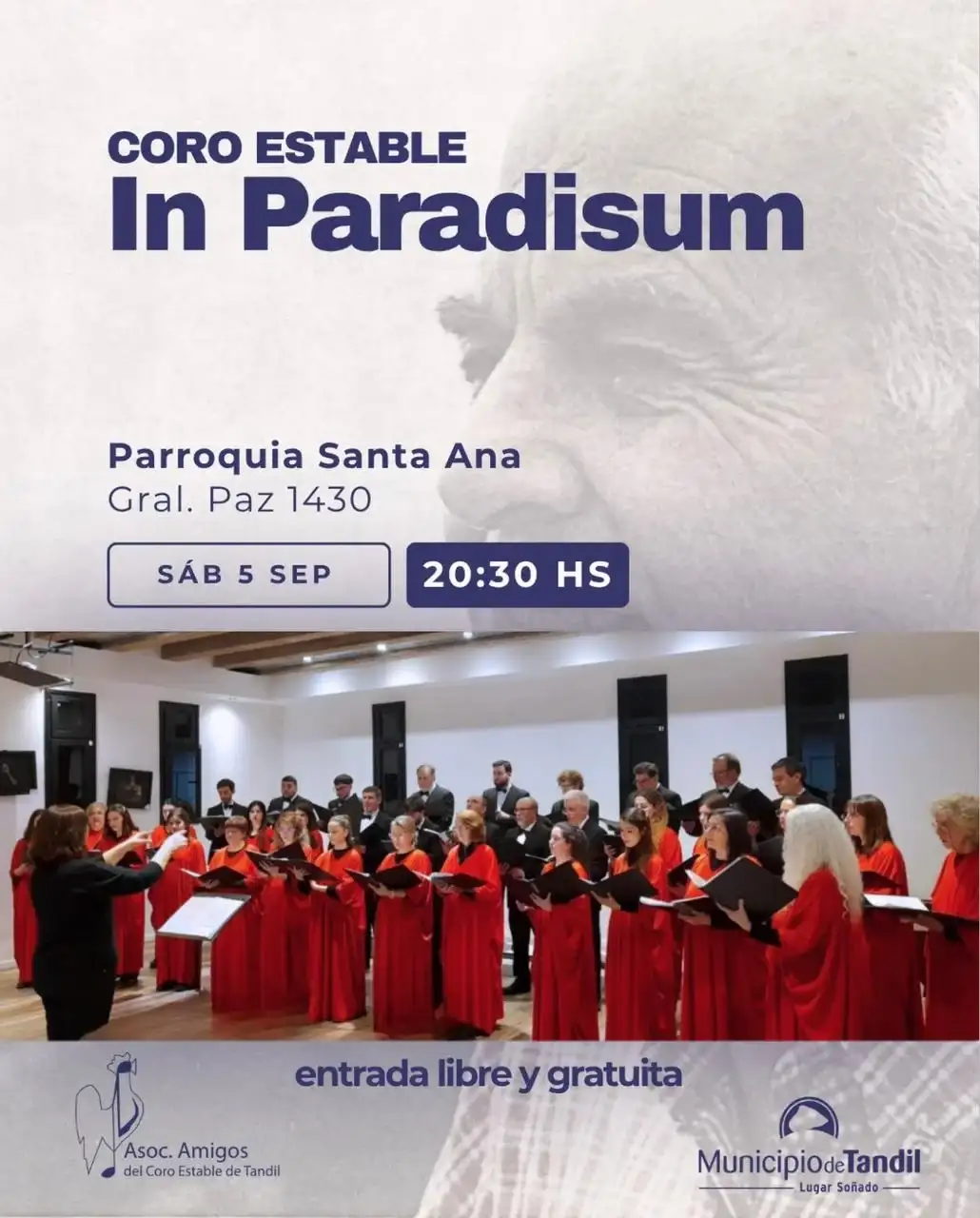 Concierto "In Paradisum" del Coro Estable de Tandil