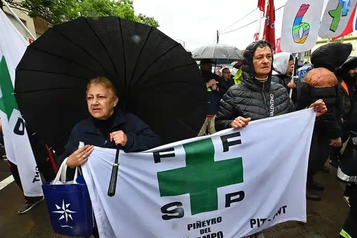 Paro de trabajadores en Uruguay