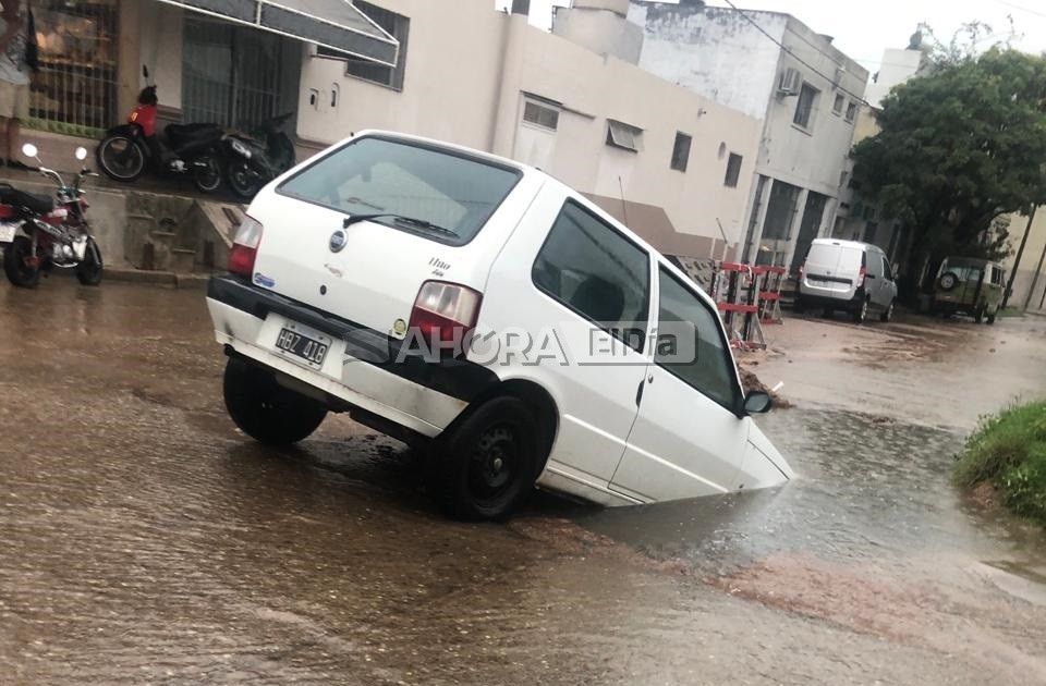 auto hundido