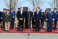 Con la presencia de Peña y Aguad, se conmemoró el 37mo. aniversario del Bautismo de Fuego