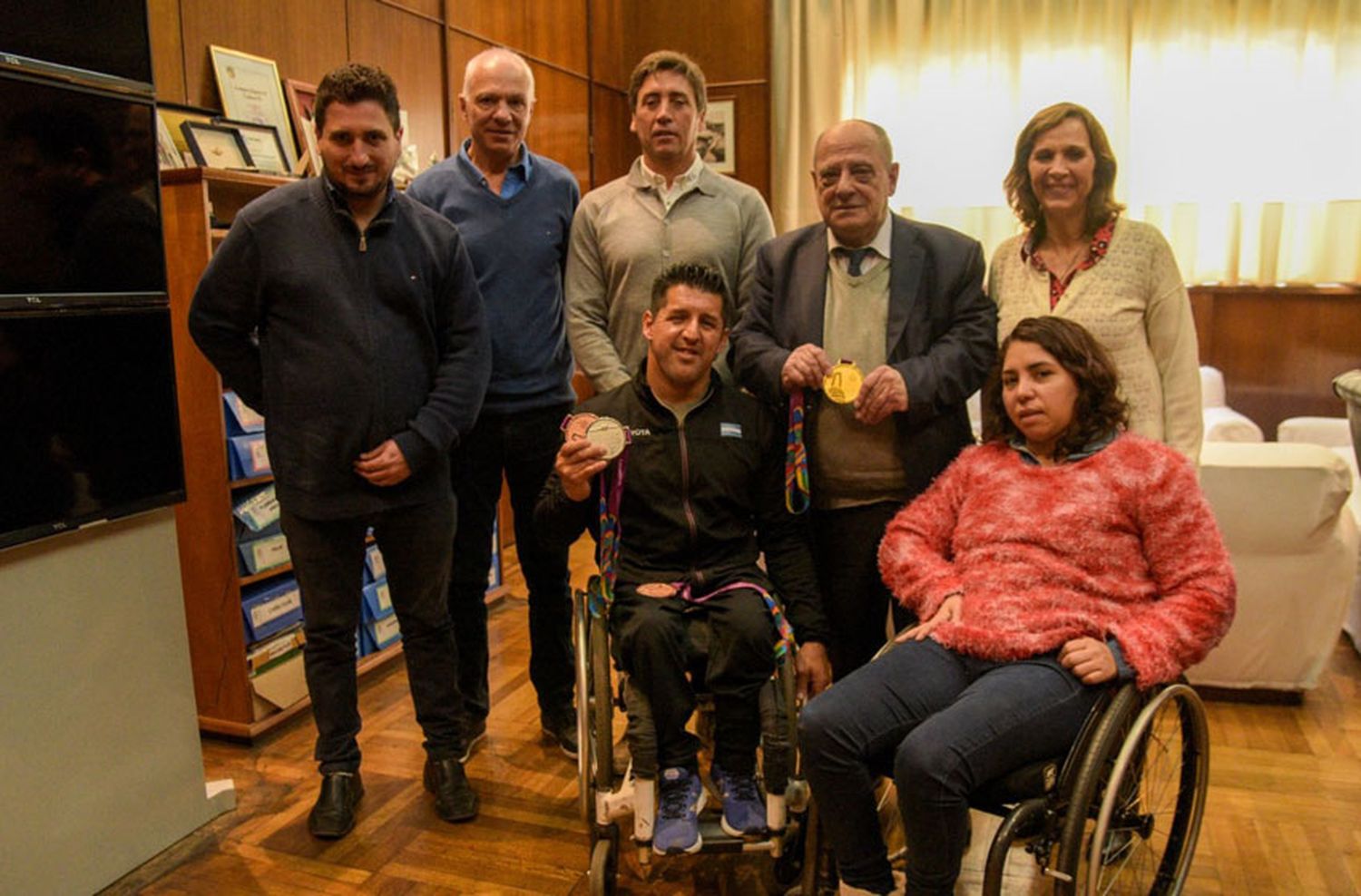 El atleta Alejandro Maldonado fue reconocido por su actuación en los Parapanamericanos