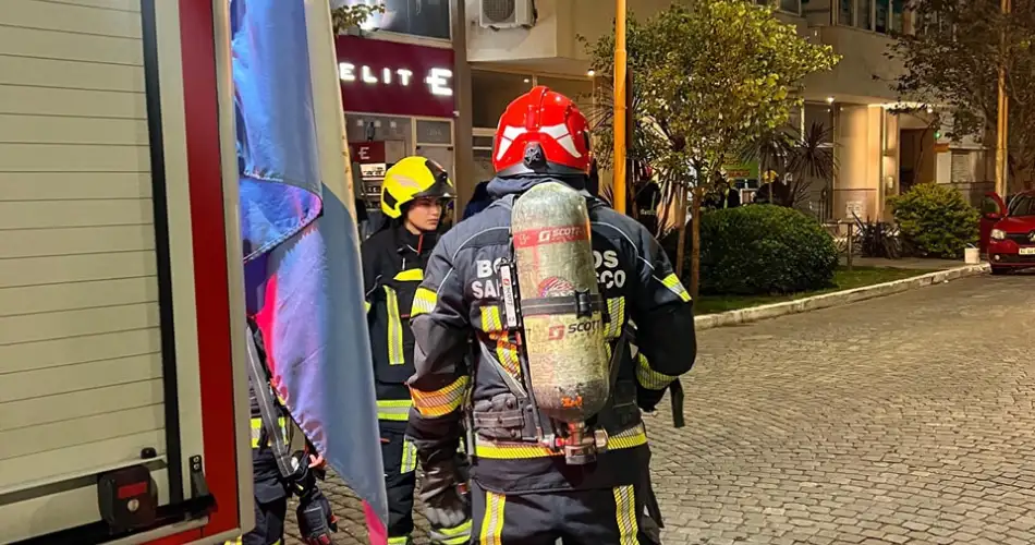 Los bomberos acudieron al consultorio ubicado en Boulevard 25 de Mayo al 1300
