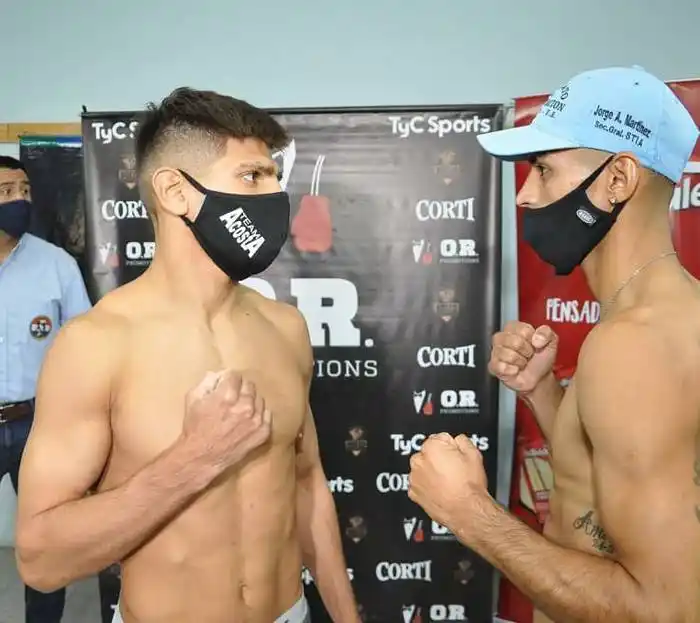 Boxeo: Jonathan �STin Tin⬝ Ruiz frente a �SEl Tren⬝ Sánchez, en Santa Fe
