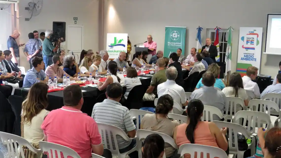 Speranza encabezó la apertura del 1º Foro de los Humedales del Litoral Argentino