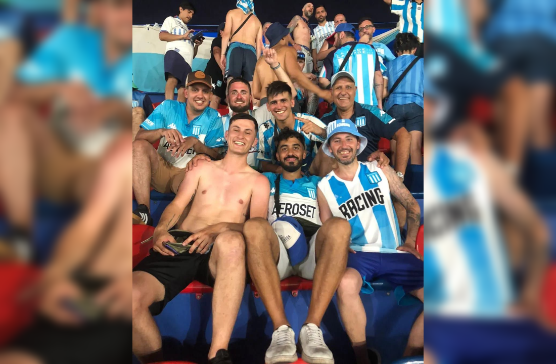 Un grupo de sampedrinos vivió de cerca la coronación de Racing en Paraguay.