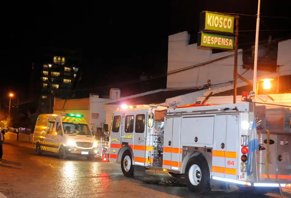 Internado en terapia intensiva y con quemaduras de gravedad
