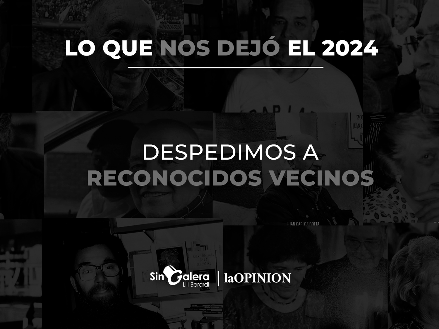 Lo que nos dejó el 2024: despedimos y recordamos a reconocidos vecinos