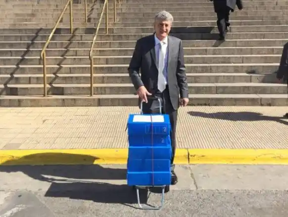 Barrera se presentó en los Tribunales de Comodoro Py