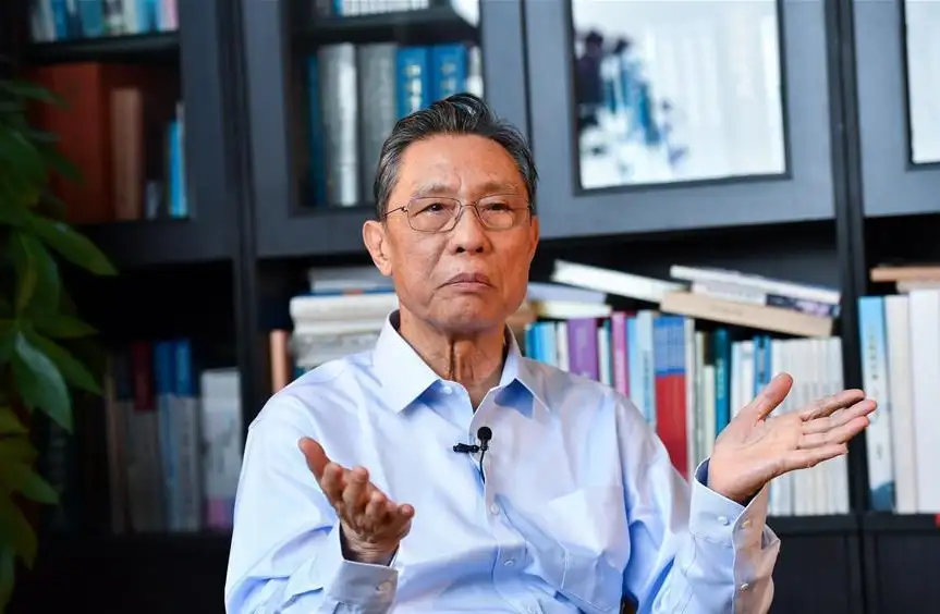 Zhong Nanshan, principal experto sanitario de China.