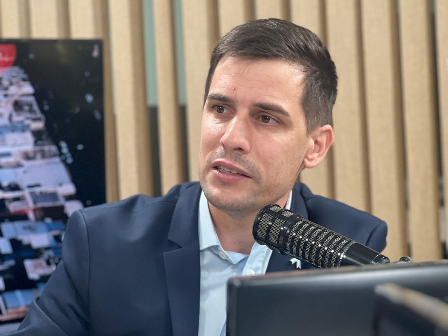 Leonardo Viotti, intendente de Rafaela | Crédito: RADIO RAFAELA