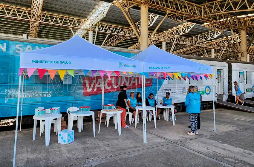 El Tren Sanitario ya está en Mar del Plata