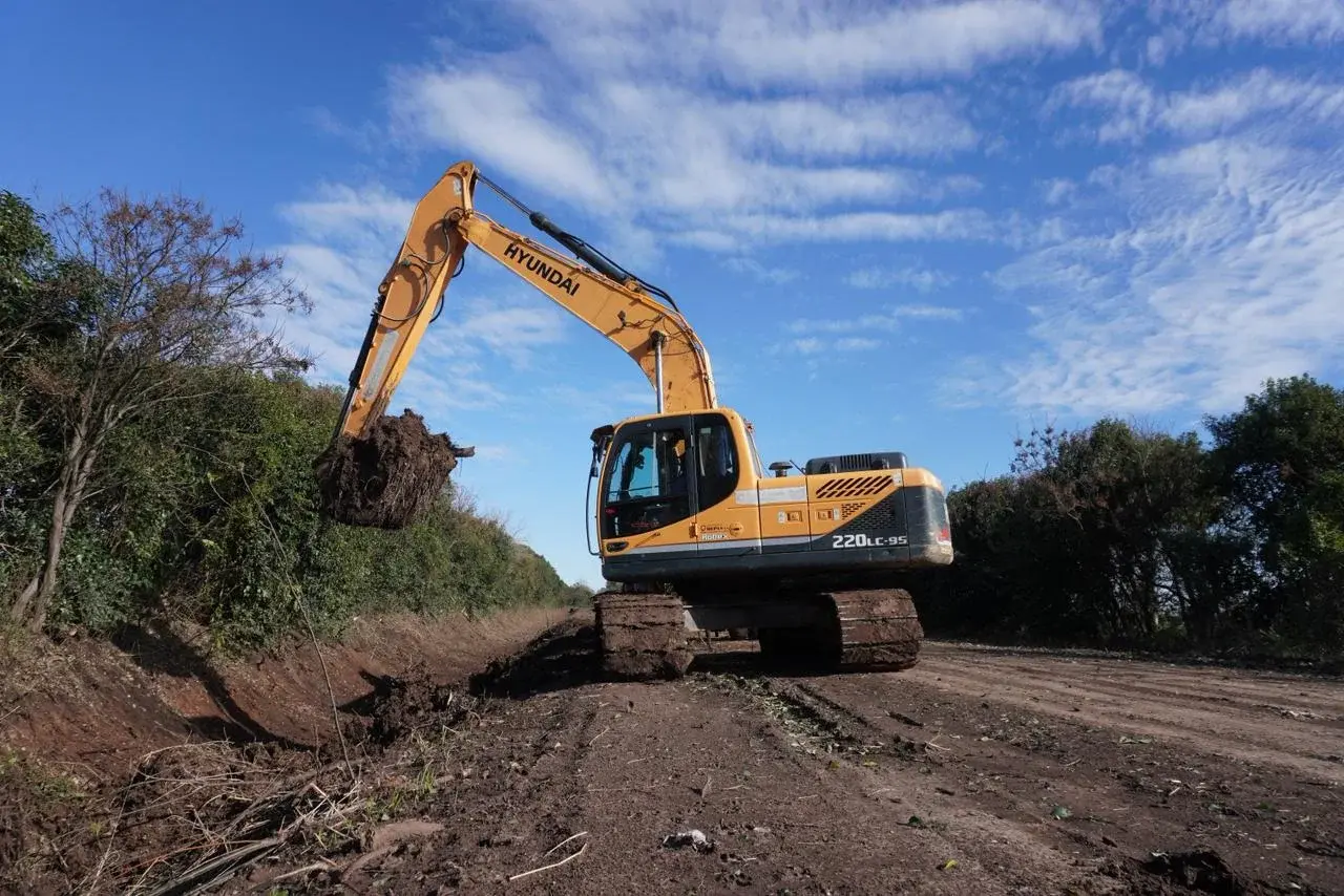 Rafaela reforzó el mantenimiento de las obras hidráulicas ante la llegada de El Niño
